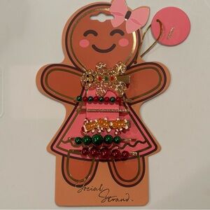 Social Strand Christmas assorted hair pin clips / NEW with tags / cross posted